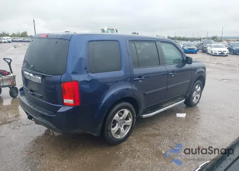 2013 Honda Pilot Ex-L from USA, damaged, VIN 5FNYF3H57DB010163